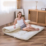 Matelas futon japonais pliable – coton respirant | FutonPure